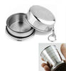 Stainless Steel Camping Folding Portable Collapsible Cup
